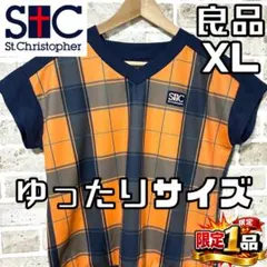 【ゆったりサイズ✨】セントクリストファー レディース 半袖 ゲームシャツ XLのサムネイル