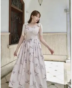 ワンピース Sunflower-Printed Midi Dress Pearl White Sunflower-Printed Midi Dress pearl white - メルカリ