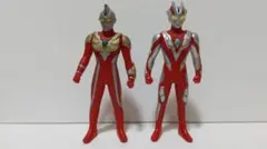 ウルトラマンマックス、ウルトラマンゼノン ソフビ２体セット BANDAI
