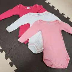 【着用頻度少なめ】プチバトー ボディースーツ 6m/67cm　長袖