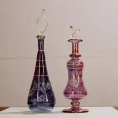 エジプト香水瓶　ディスプレイ品　美品　2本セット