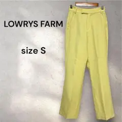LOWRYS FARM ローリーズファーム カラー フレア パンツ イエロー