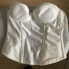 BEARNYJU ホワイト コルセット