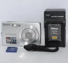 【良品】NIKON COOLPIX S200 シルバー (動作確認済)
