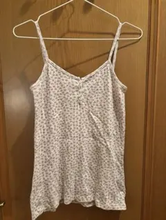 (値下げ)Brandy Melville 花柄ベビーピンクキャミソール