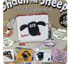 ひつじのショーン　もこもこスクエアポーチ　シャーリー1点