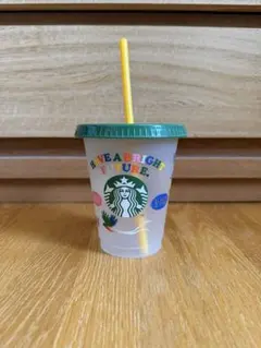 スターバックス リユーザブルカップ アニマル柄 ストロー付き 473ml