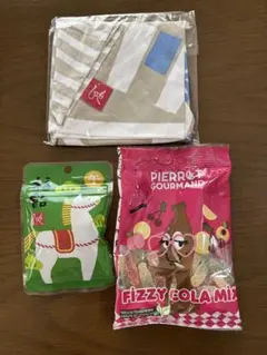 KALDI 食品福袋 2026 手ぬぐいエコバッグ グミ、福飴