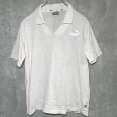 ✨綿100％✨ PUMA プーマ 【L】 ポロカットソー Tシャツ ウェア 半袖
