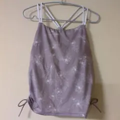 スカーラ タンクトップ フラワー柄【サイズＬ】