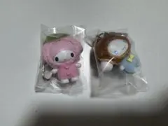 サンリオ ちびっとも シークレットキーホルダー 和菓子 マイメロ シナモロール