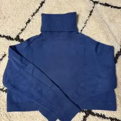 ZARA ブルータートルネック クロップドセーター