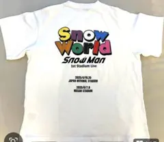 SnowMan SnowWorld 1st stadium LiveロゴTシャツ