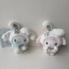 サンリオ　ラムネ&マスコットホルダー　（雪うさぎ）マイメロ　シナモロール