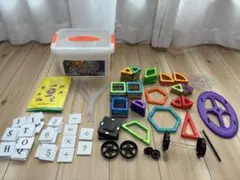 知育玩具　マグネットブロック　美品