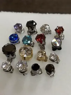 片耳用 ジルコニアピアス 16点まとめ売り