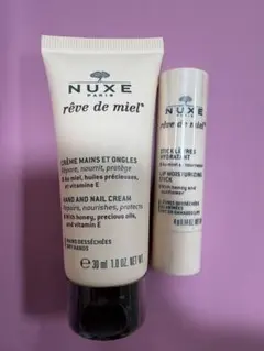 【新品未使用】NUXE Rêve de Miel ハンドクリーム＆リップのサムネイル