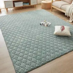 CHOSHOMEカーペット25mm 3畳 190×240cm グレーグリーン