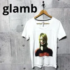 glamb グラム メンズ プリントT Tシャツ 半袖カットソー 2 ホワイトのサムネイル