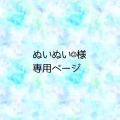 ぬいぬい☺︎様専用ページ