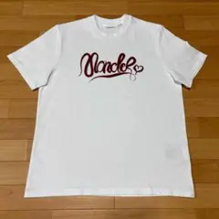 最新〔極美品〕モンクレール　ハートワッペン　ホワイト　M 白Tシャツ　5S262のサムネイル