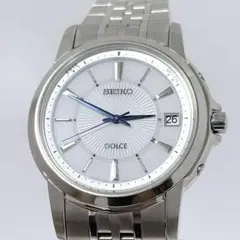 【美品】SEIKO DOLCE 電波ソーラー 青針 7B24-0AL0 メンズのサムネイル