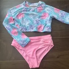 キッズ　水着　女の子　ビキニ　ラッシュガード　130