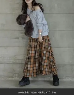 SUGAR BISCUIT シュガービスケット チェック柄キャミソールワンピース