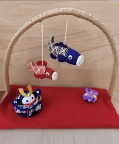 ハンドメイドちりめん細工五月人形