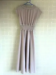 ロングワンピース モーブパープル