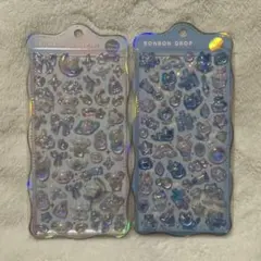 【正規品】ボンボンドロップシール 　わんわんボンボン　そらねこボンボン