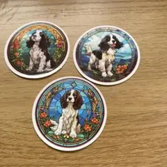 キャバリア・キング・チャールズ・スパニエル？犬シールのサムネイル