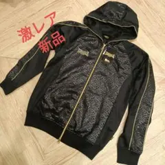 新品　LONSDALE ヒョウ柄レオパード ジャージ　パーカー　ゴールド　y2kのサムネイル
