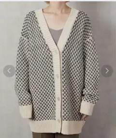 FREAK'S STORE フリークスストア リンクス柄2wayカーディガン