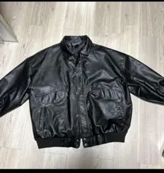 CLEL ブラック レザージャケット Lサイズ