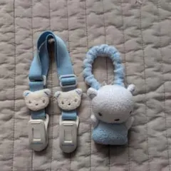 ファミリア　ベビーラトル　ハンカチクリップ　セット