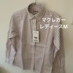 新品タグ付き　McGregor マクレガーチェック柄 長袖シャツ M レディース