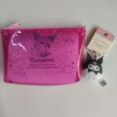 クロミちゃん ピンクポーチとマスコット
