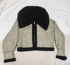 ‼️本日発送‼️MURUA ムートン風ファーコート ベージュ ショート丈 FREE