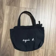 agnes b. VOYAGE ブラック トートバッグ