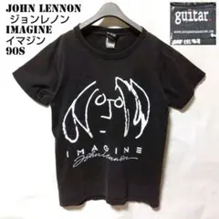 90s ビートルズ イマジン ジョンレノン ヨーコオノ ロックバンド Tシャツ