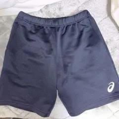 ASICS ダークブルー ショートパンツ M