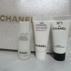 【未開封】CHANEL サンプル 3点セット ルブラン UV スムースクリーム