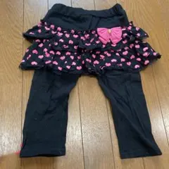 ハート柄フリル付きレギンス110㎝　新品