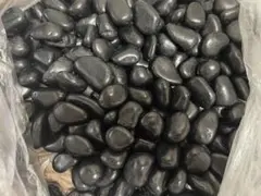 대리석 자갈, 검은 데이라이팅 스톤, 8분, 약 4900g