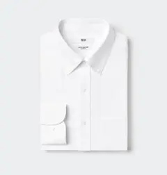 新品 2枚 ユニクロ スーパーノンアイロンジャージースリムシャツ 裄丈78