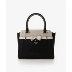 Samantha Vega　バイカラーアクセントリボントートバック