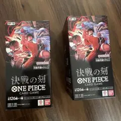 ワンピースカード box 決戦の刻 2BOX 未開封 - メルカリ