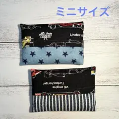 ハンドメイド　ミニポケットティッシュケース2個セット　No.286