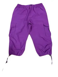 DEUXCINQ カーゴパンツ レディース L 紫 7分丈
